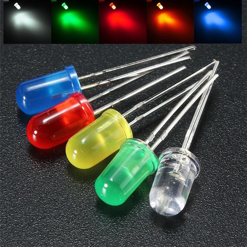 Composant Électronique Diodes Électroluminescentes Led Colorées